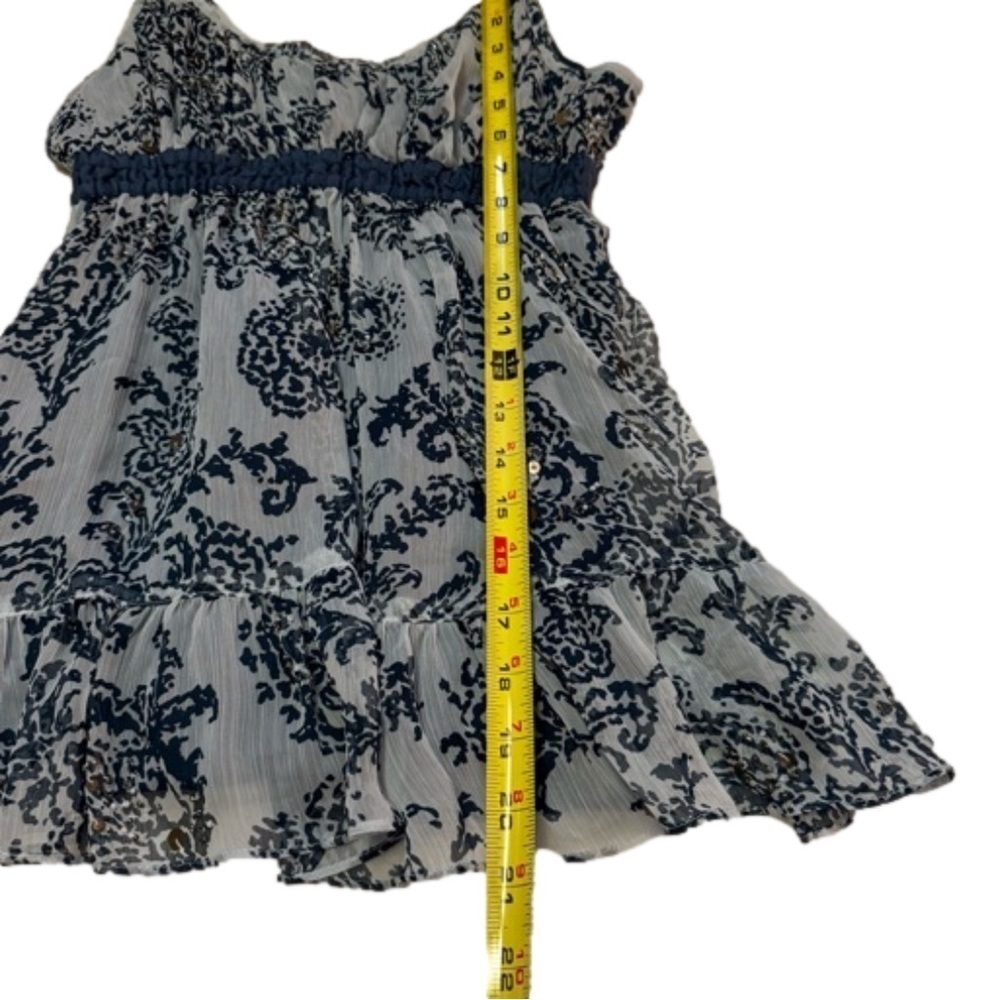 Abercrombie and Fitch Blue Navy and White Floral Camisole Top Size M Lined NEW - Picture 11 of 16